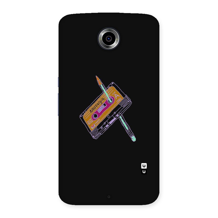 Casette Nostalgia Back Case for Nexsus 6