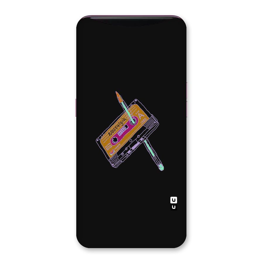 Casette Nostalgia Back Case for Oppo Find X