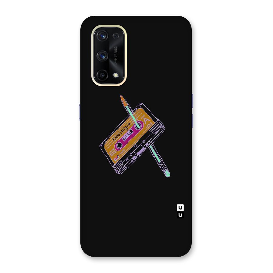Casette Nostalgia Glass Back Case for Realme X7 Pro