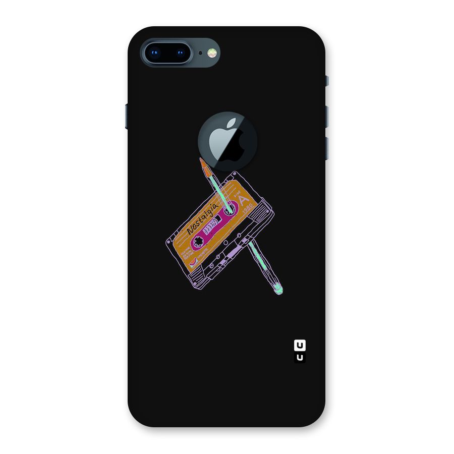Casette Nostalgia Back Case for iPhone 7 Plus Logo Cut