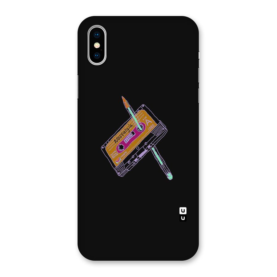 Casette Nostalgia Back Case for iPhone XS