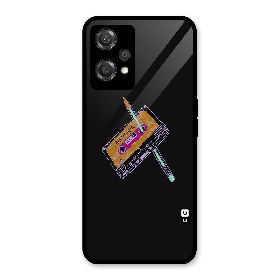 Casette Nostalgia Glass Back Case for OnePlus Nord CE 2 Lite 5G