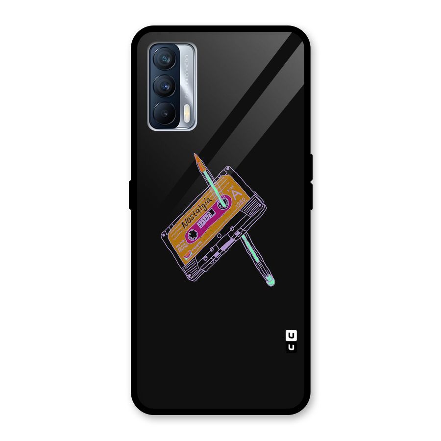 Casette Nostalgia Glass Back Case for Realme X7