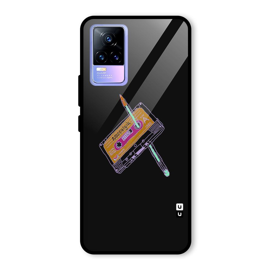 Casette Nostalgia Glass Back Case for Vivo Y73