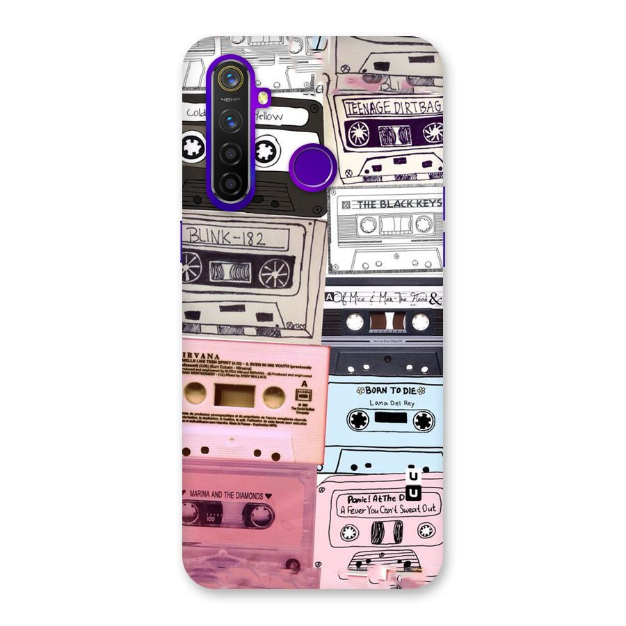 Casette Rolling Back Case for Realme 5 Pro