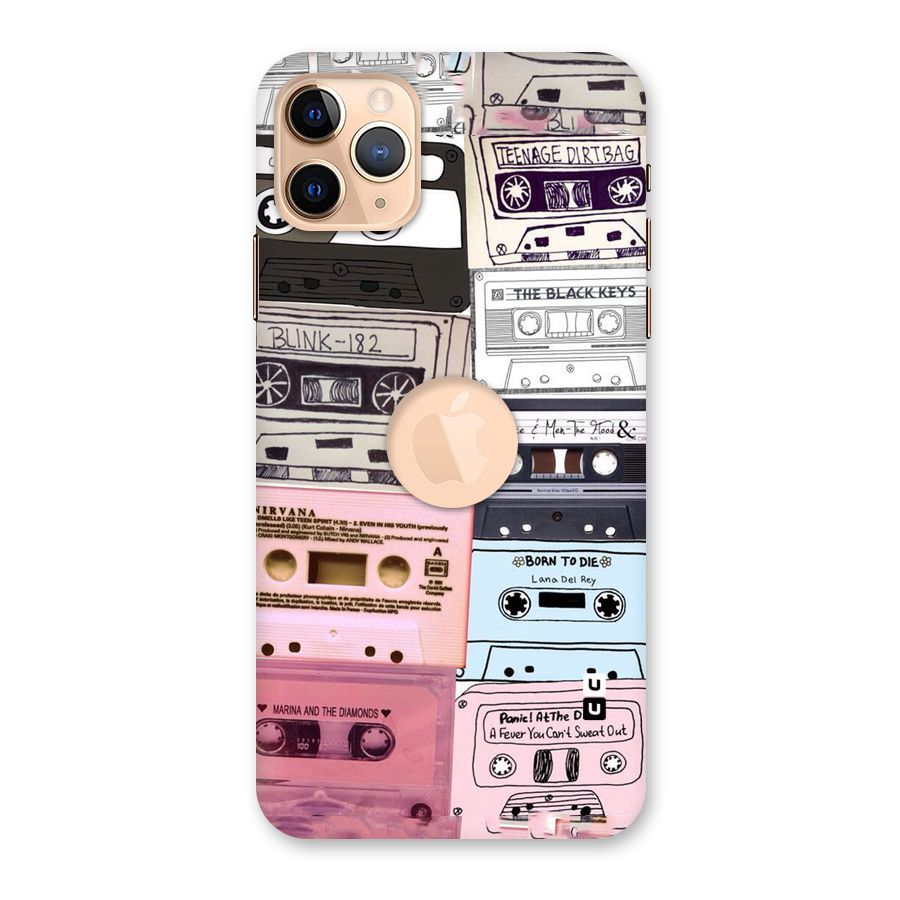 Casette Rolling Back Case for iPhone 11 Pro Max Logo Cut