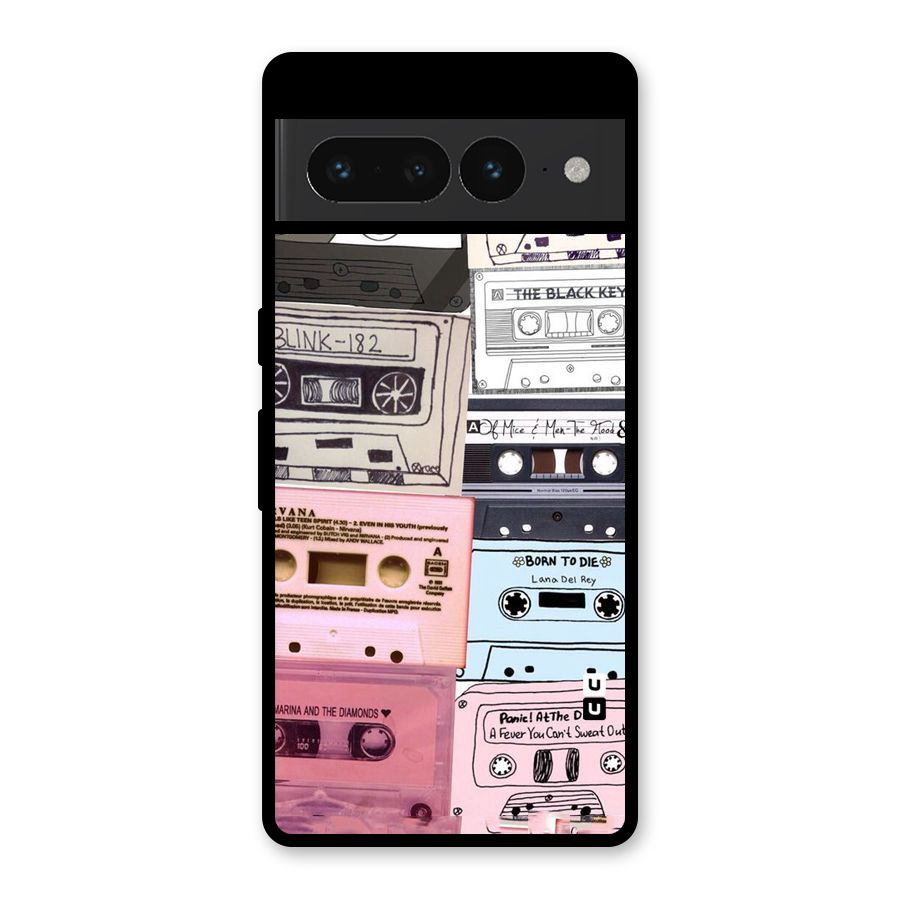 Casette Rolling Glass Back Case for Google Pixel 7 Pro