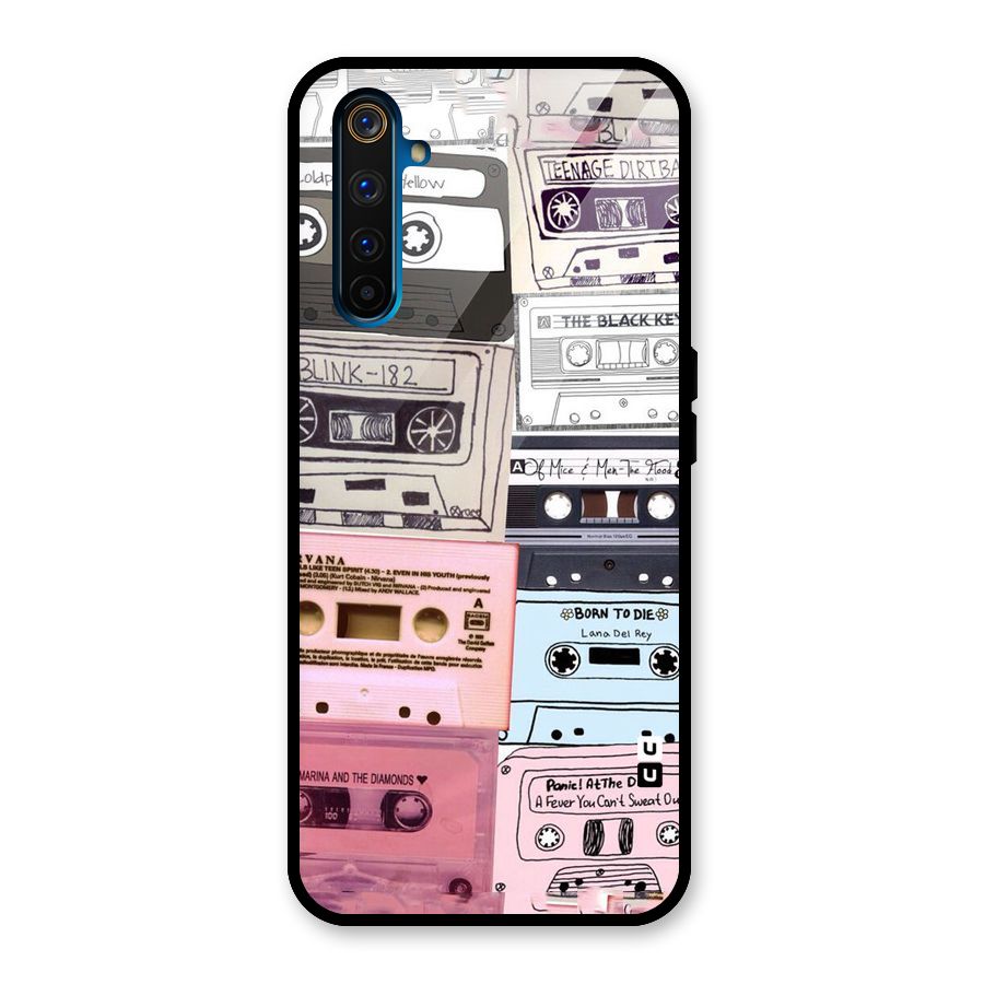 Casette Rolling Glass Back Case for Realme 6 Pro