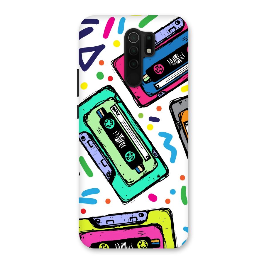 Cassette Pattern Back Case for Poco M2