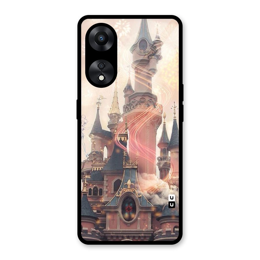 Castle Glass Back Case for Oppo A78