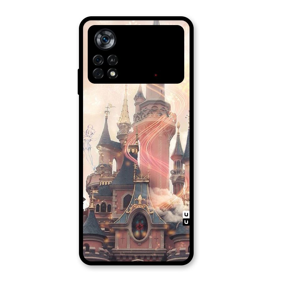 Castle Glass Back Case for Poco X4 Pro 5G