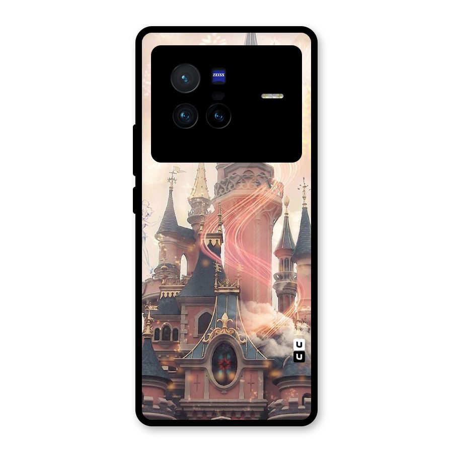 Castle Glass Back Case for Vivo X80