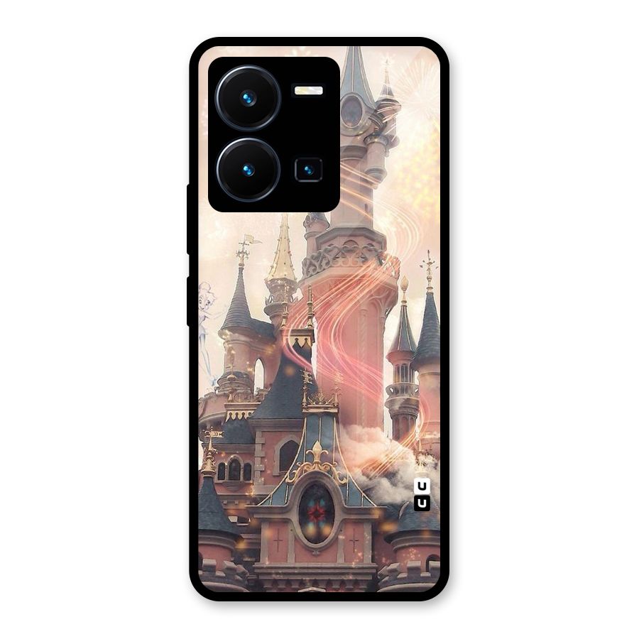 Castle Glass Back Case for Vivo Y35