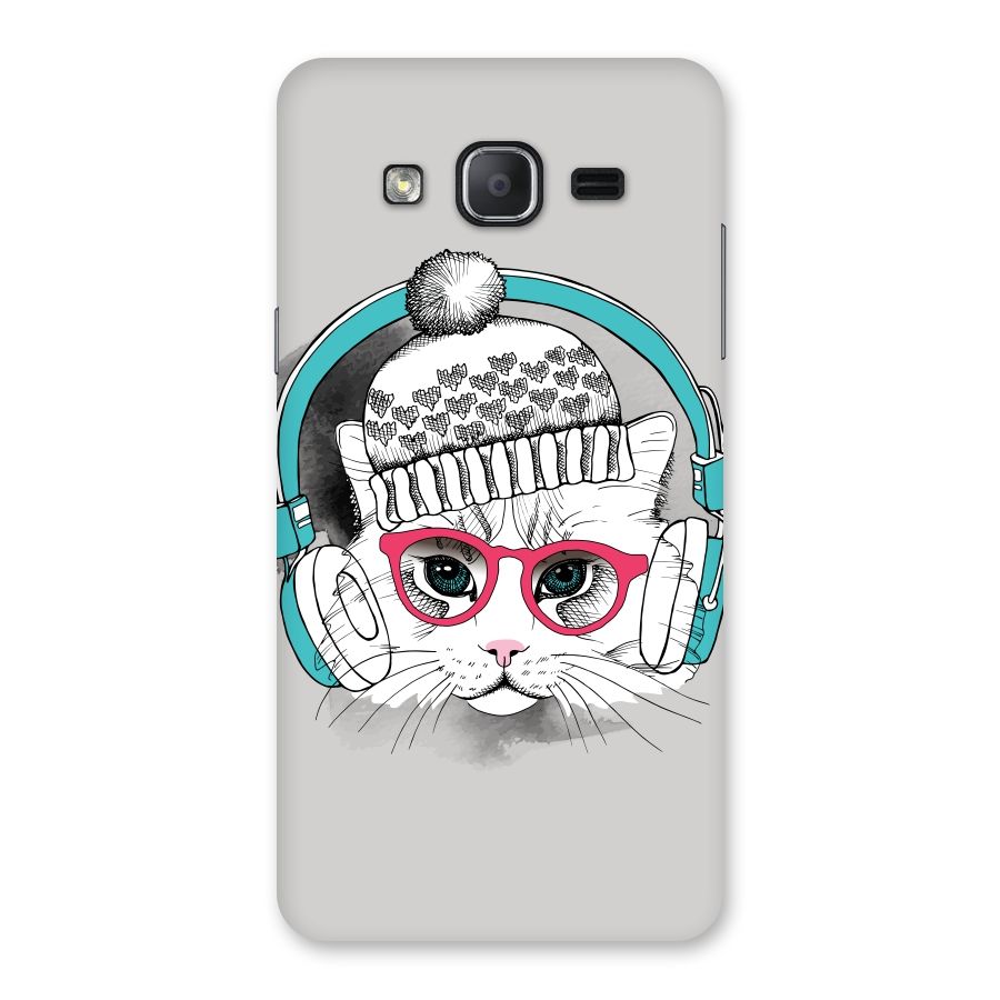 Cat Headphones Back Case for Galaxy On7 2015