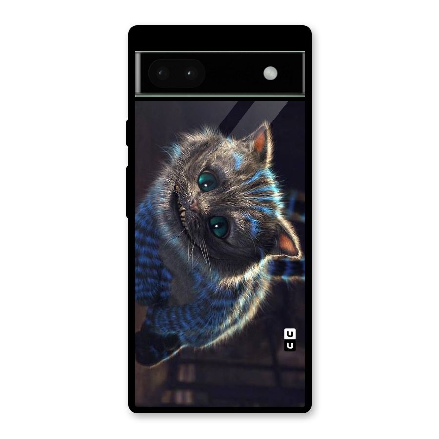 Cat Smile Glass Back Case for Google Pixel 6a