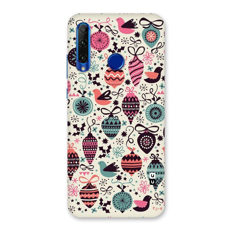 Celebration Pattern Back Case for Honor 20i