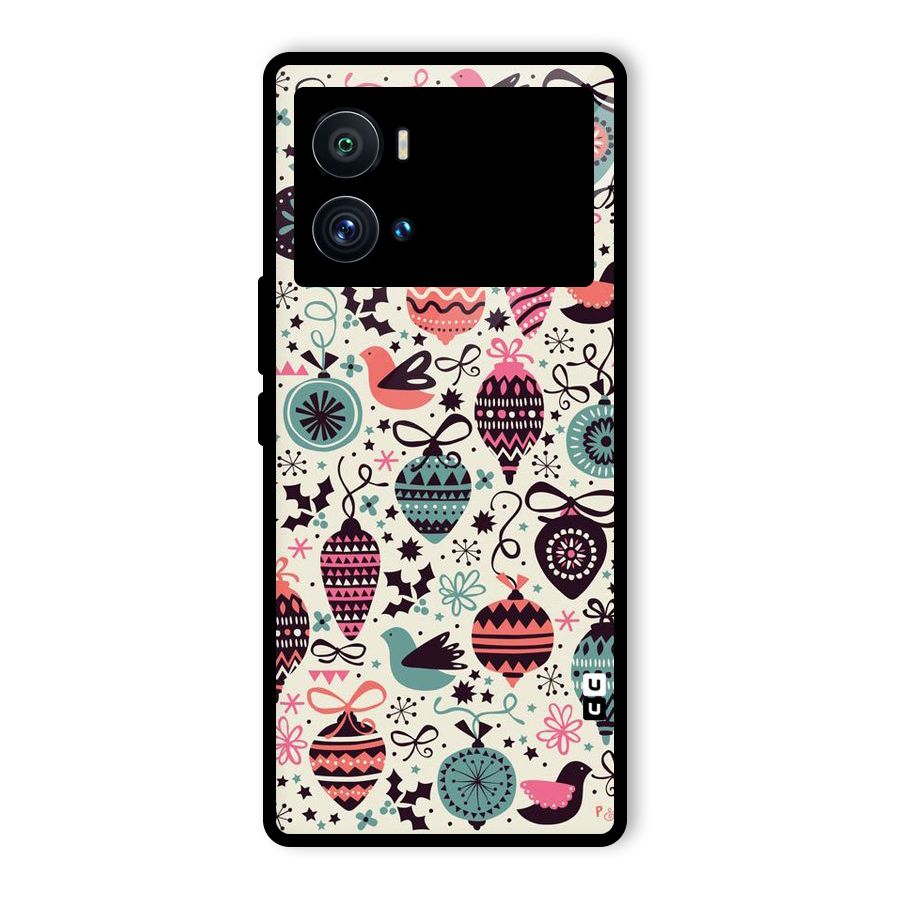 Celebration Pattern Glass Back Case for Vivo iQOO 9 Pro