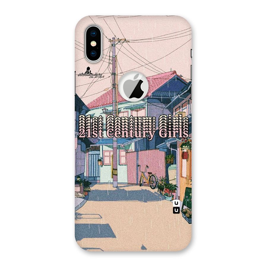 Century Girls Back Case for iPhone X Logo Cut