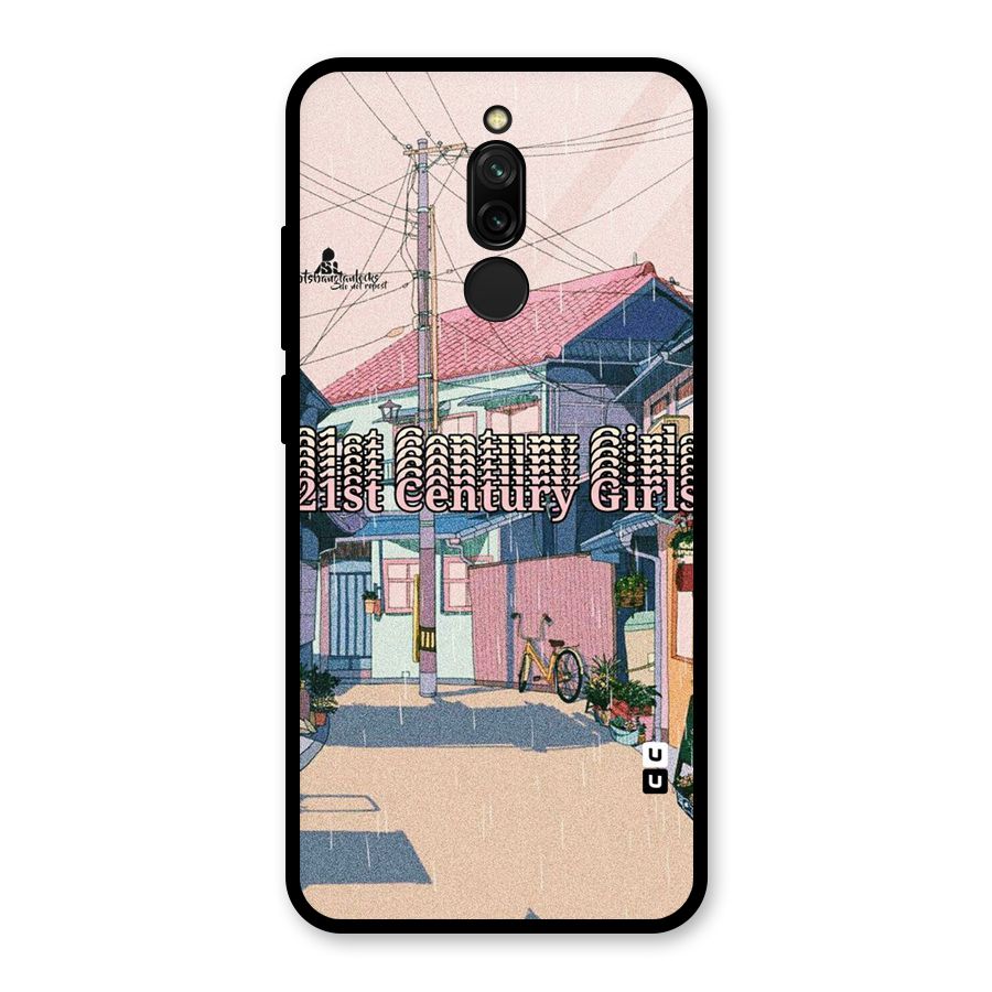 Century Girls Glass Back Case for Redmi 8