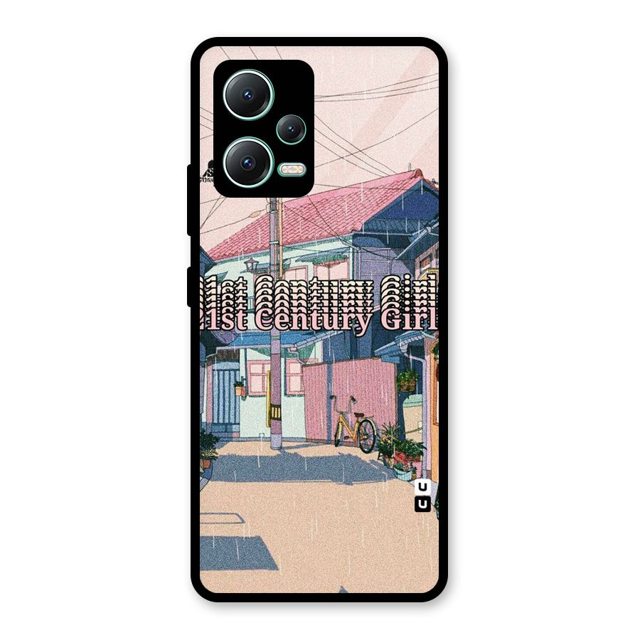 Century Girls Glass Back Case for Redmi Note 12 5G