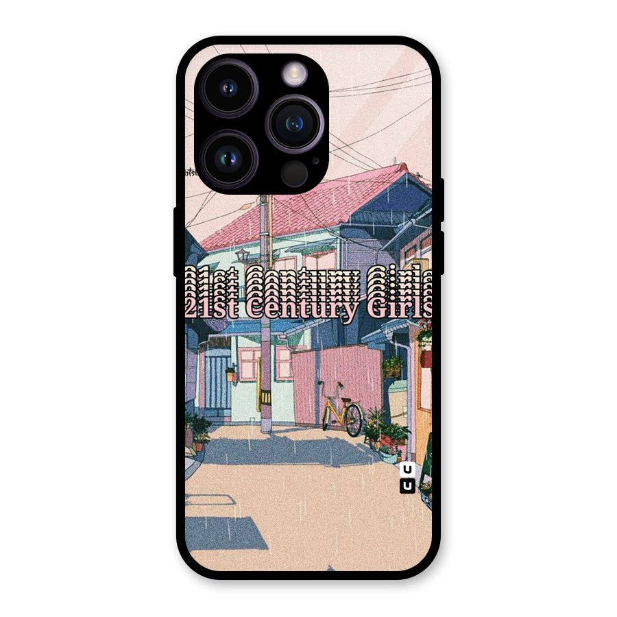 Century Girls Glass Back Case for iPhone 14 Pro