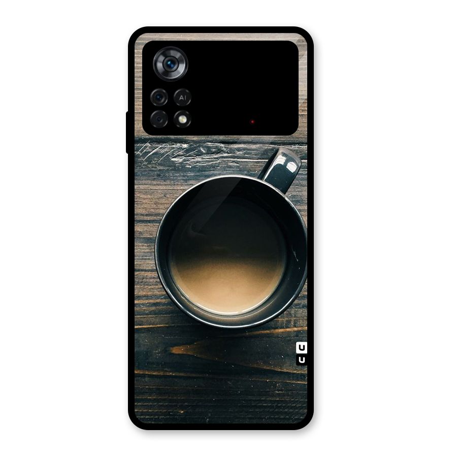 Chai On Wood Glass Back Case for Poco X4 Pro 5G