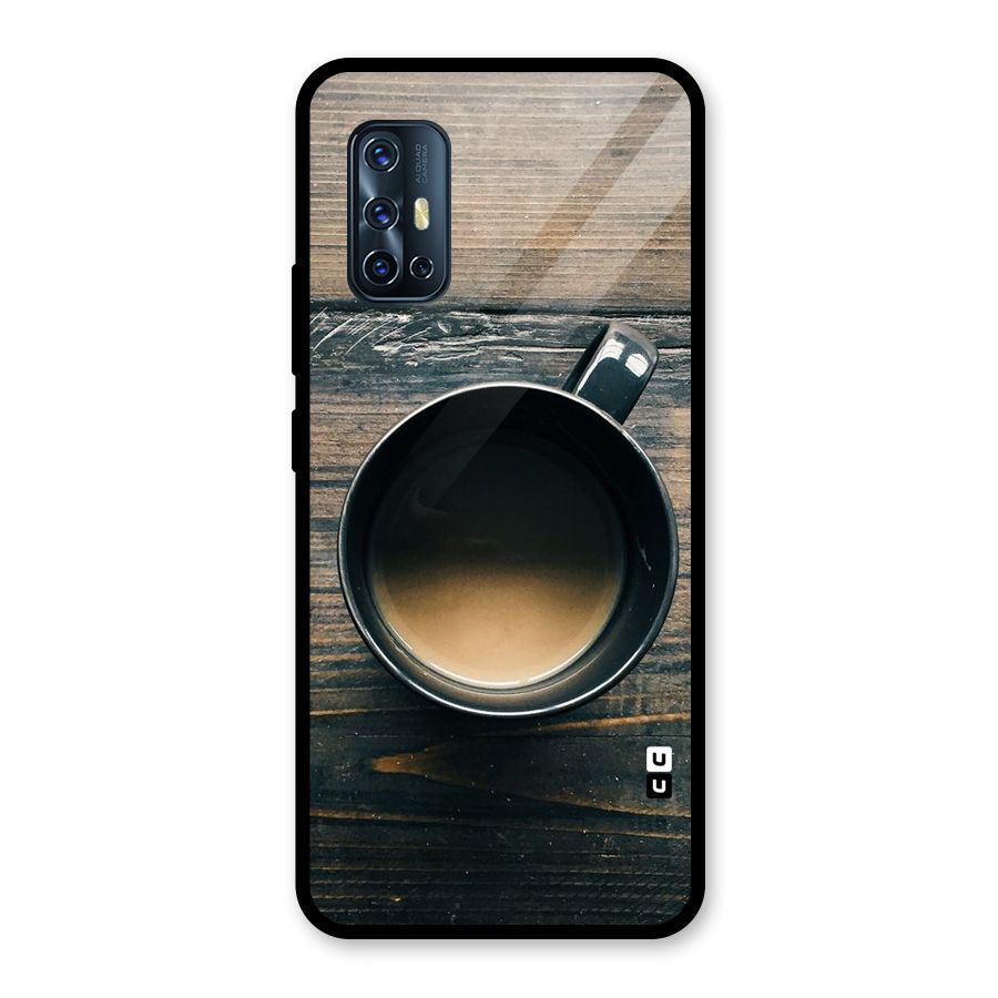 Chai On Wood Glass Back Case for Vivo V17
