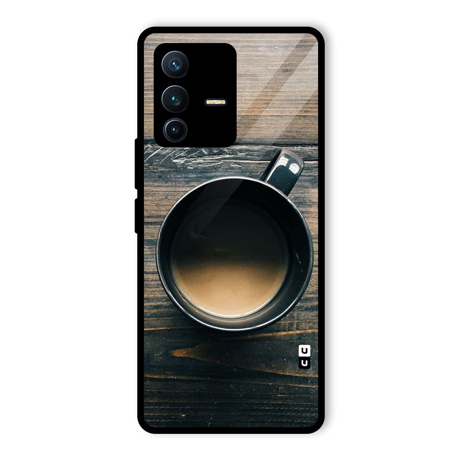 Chai On Wood Glass Back Case for Vivo V23 Pro