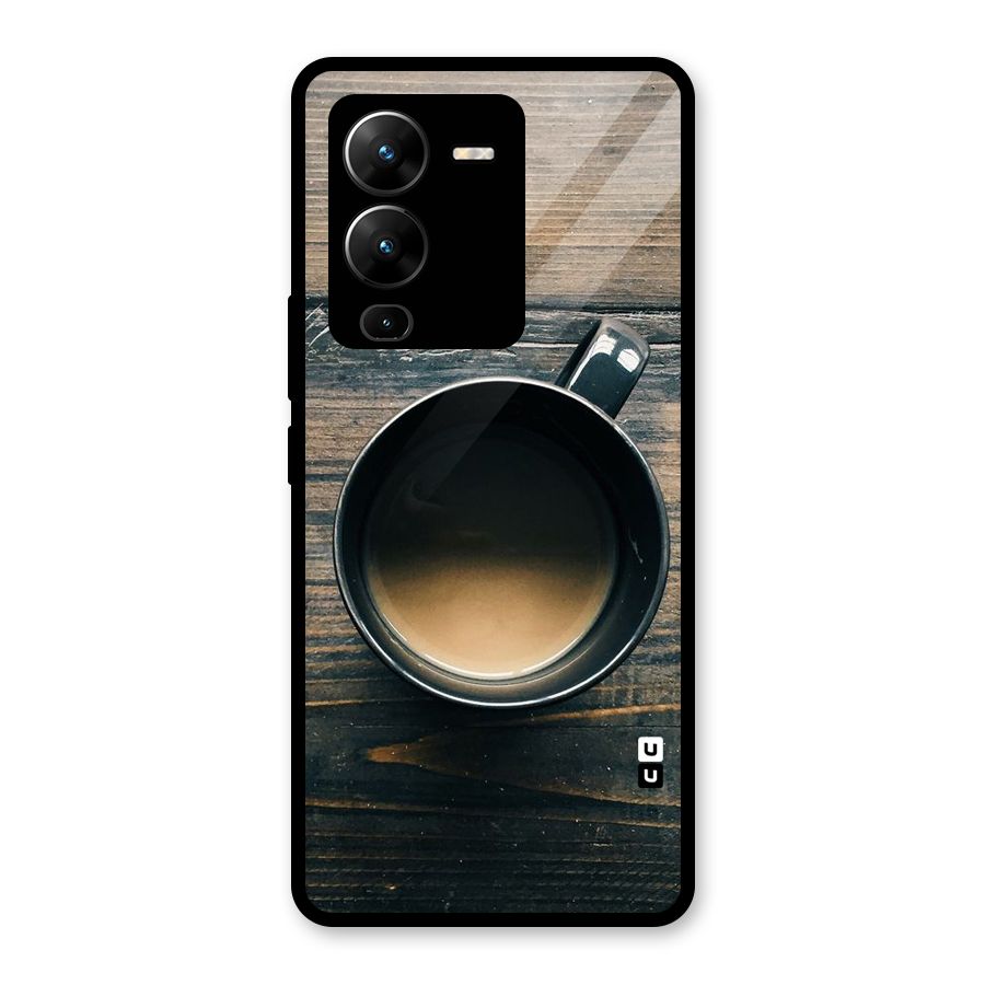 Chai On Wood Glass Back Case for Vivo V25 Pro