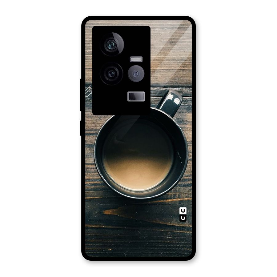 Chai On Wood Glass Back Case for Vivo iQOO 11 5G