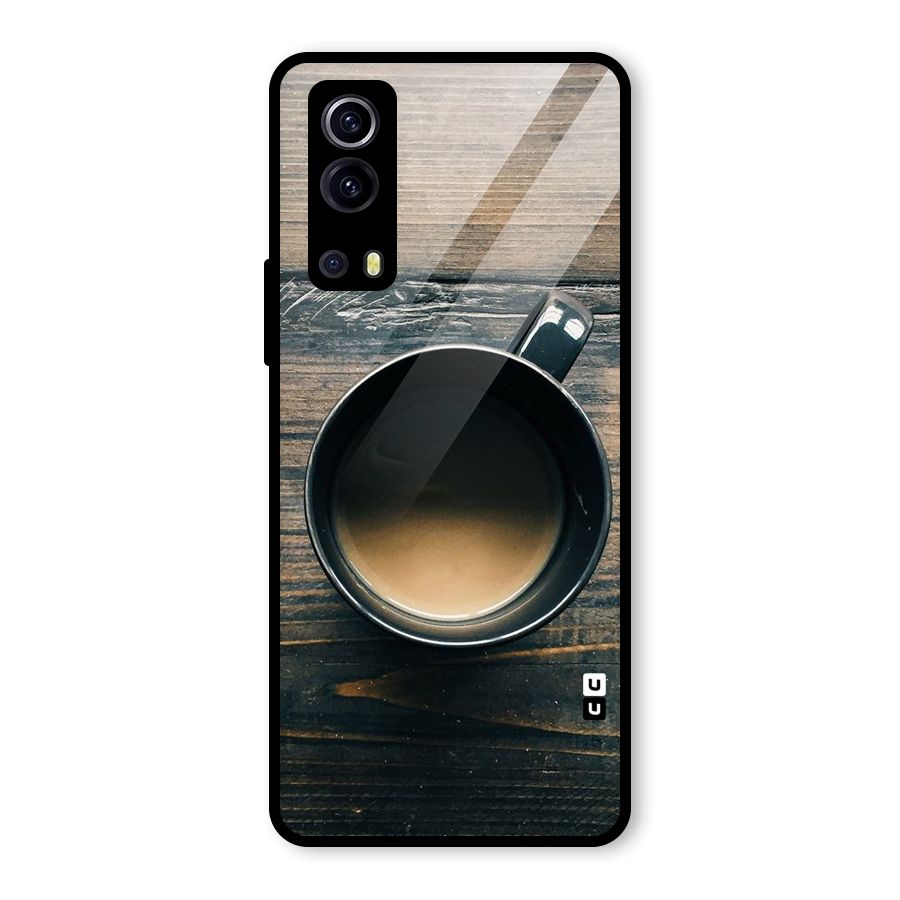 Chai On Wood Glass Back Case for Vivo iQOO Z3