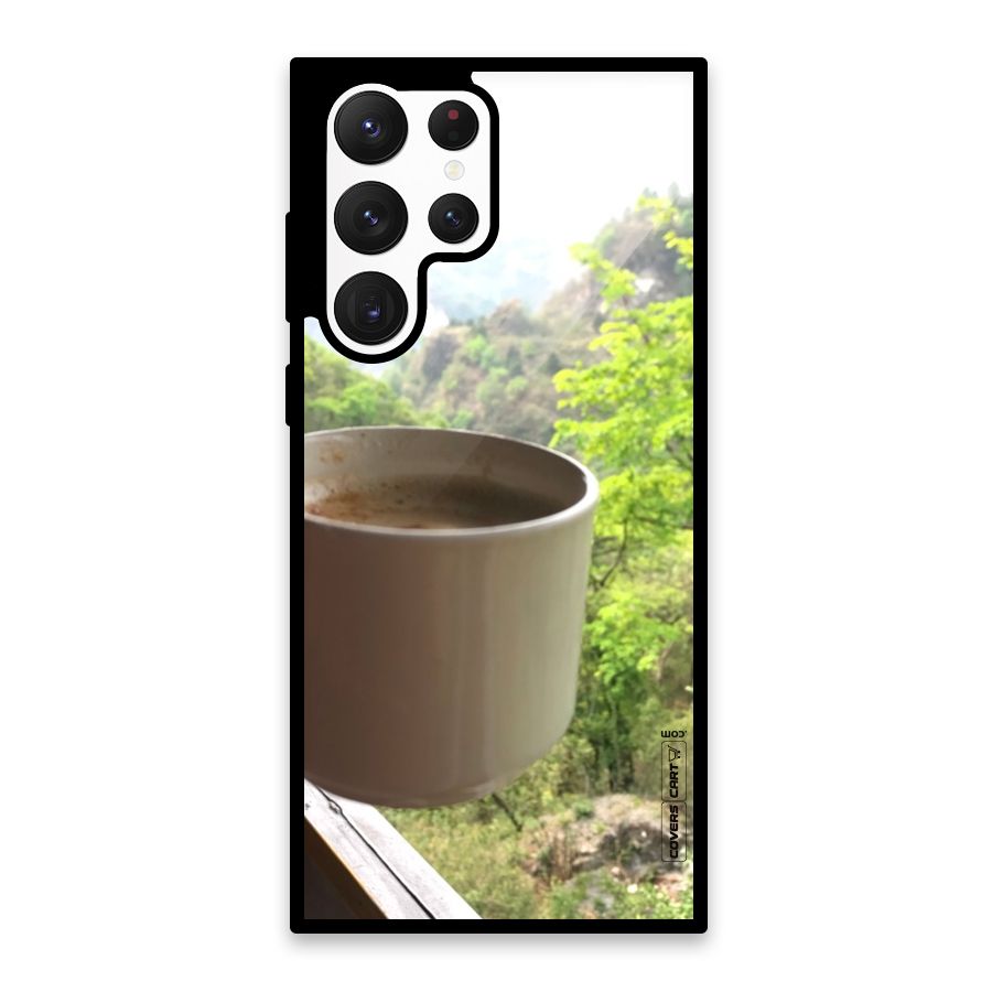 Chai With Mountain View Glass Back Case for Galaxy S22 Ultra 5G