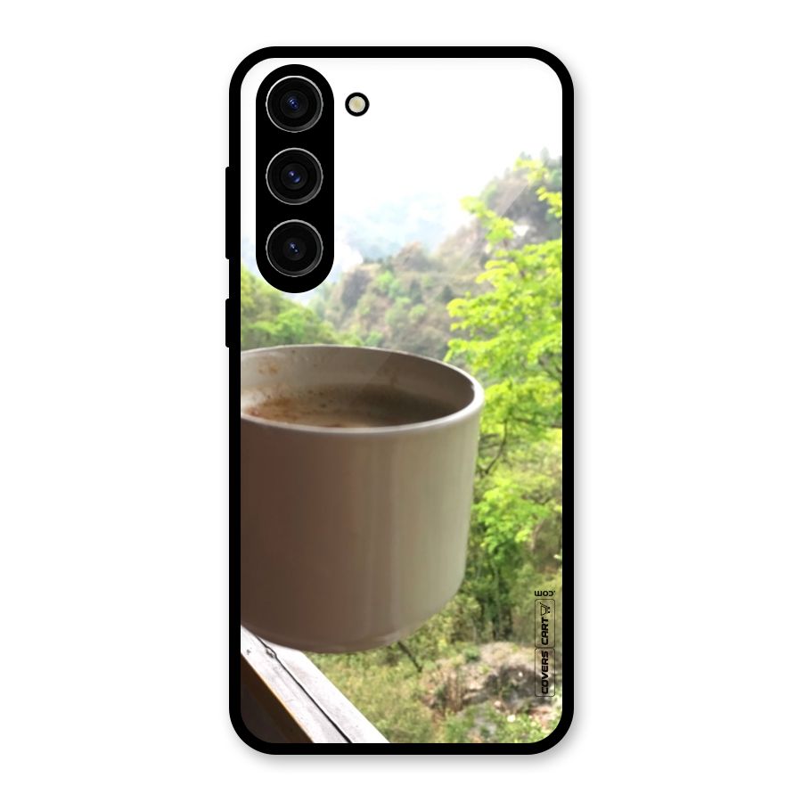 Chai With Mountain View Glass Back Case for Galaxy S23 Plus