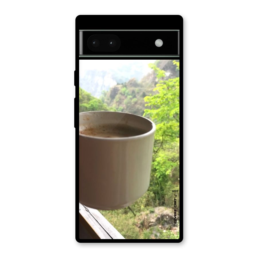 Chai With Mountain View Glass Back Case for Google Pixel 6a
