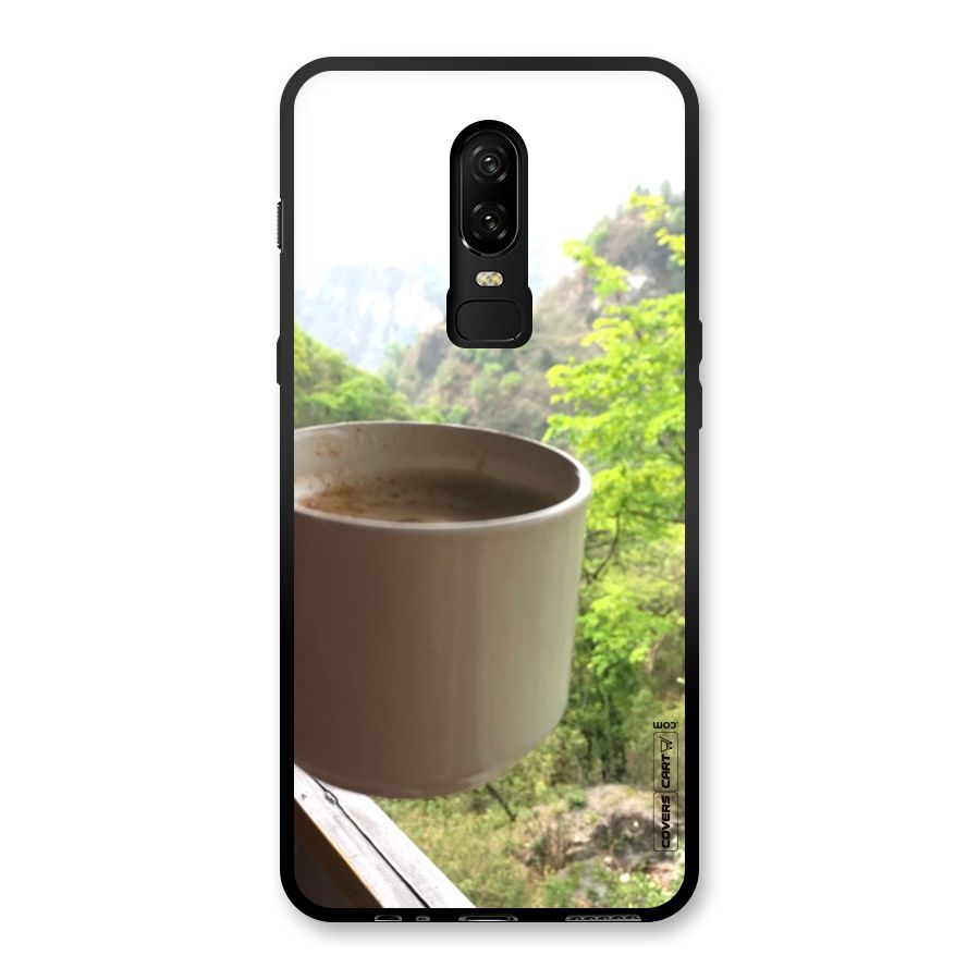 Chai With Mountain View Glass Back Case for OnePlus 6