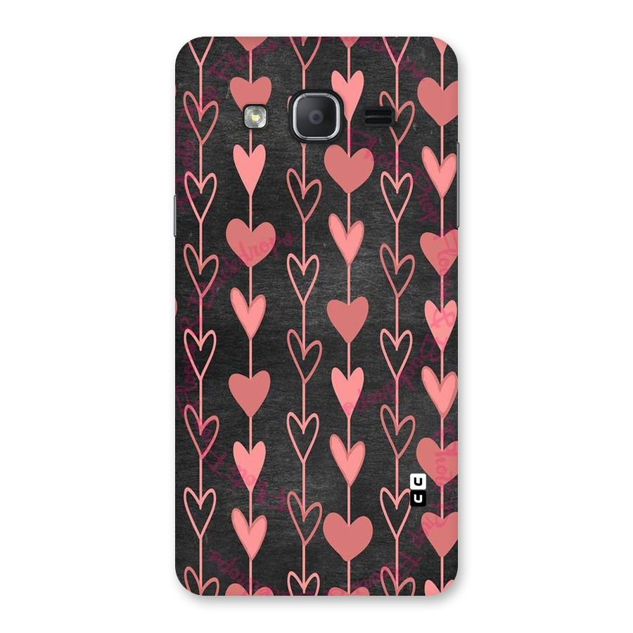 Chain Of Hearts Back Case for Galaxy On7 2015