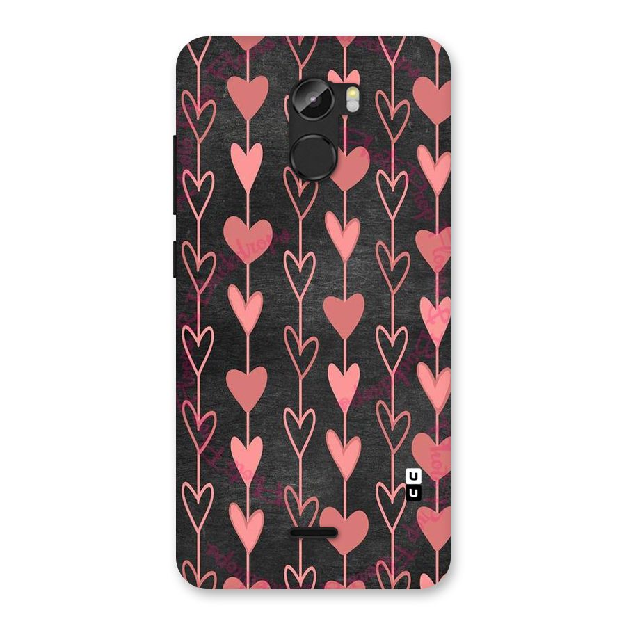 Chain Of Hearts Back Case for Gionee X1