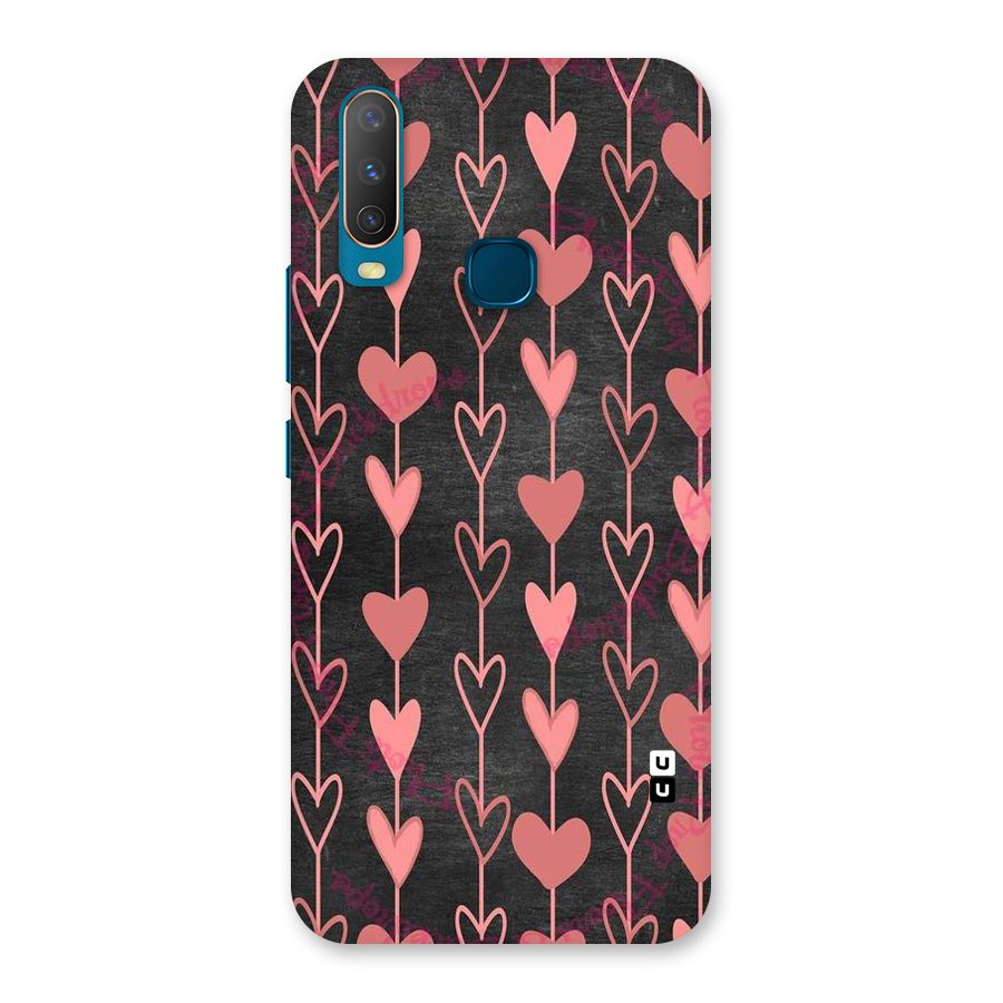 Chain Of Hearts Back Case for Vivo U10