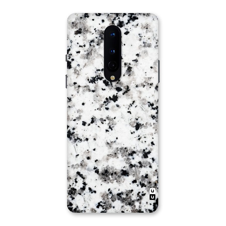 Charcoal Spots Marble Back Case for OnePlus 8