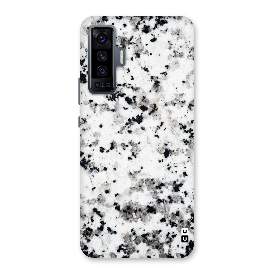 Charcoal Spots Marble Back Case for Vivo X50