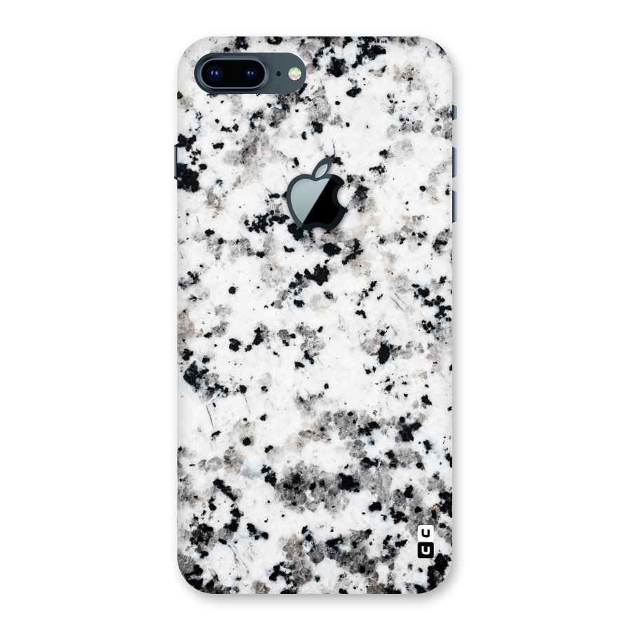 Charcoal Spots Marble Back Case for iPhone 7 Plus Apple Cut