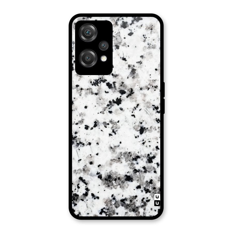 Charcoal Spots Marble Glass Back Case for OnePlus Nord CE 2 Lite 5G