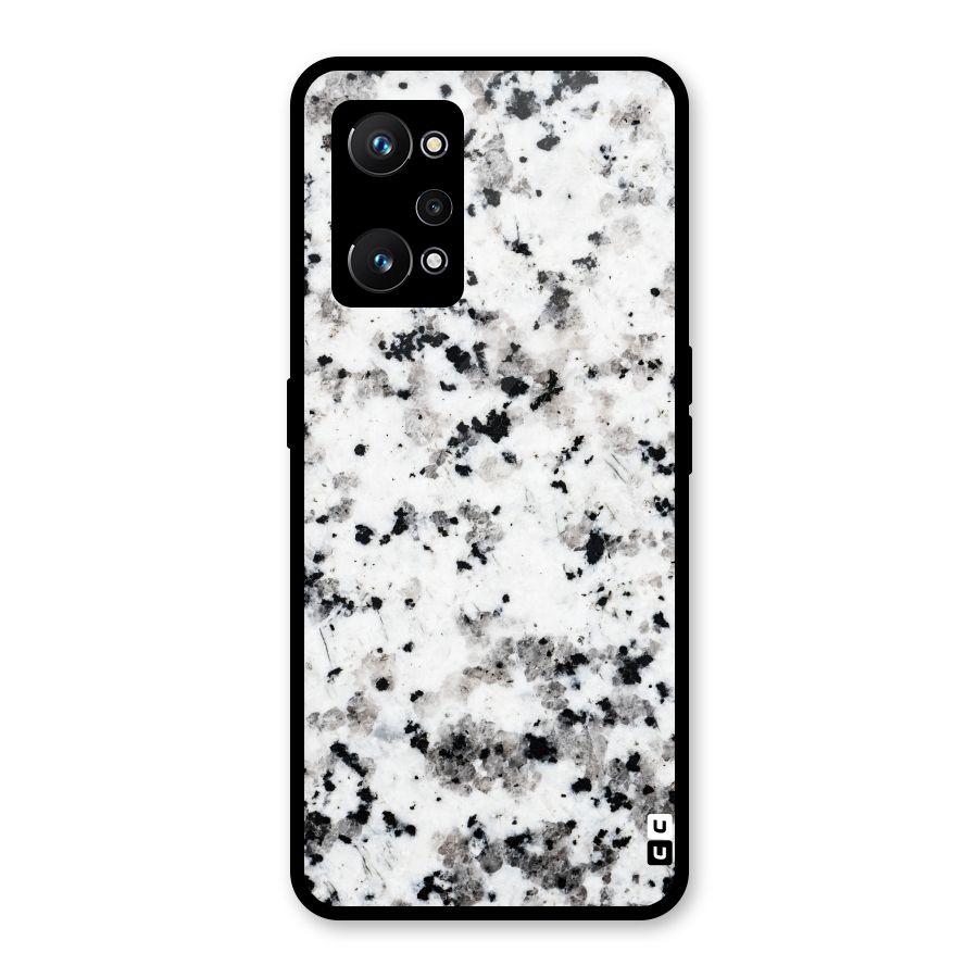 Charcoal Spots Marble Glass Back Case for Realme GT Neo 3T