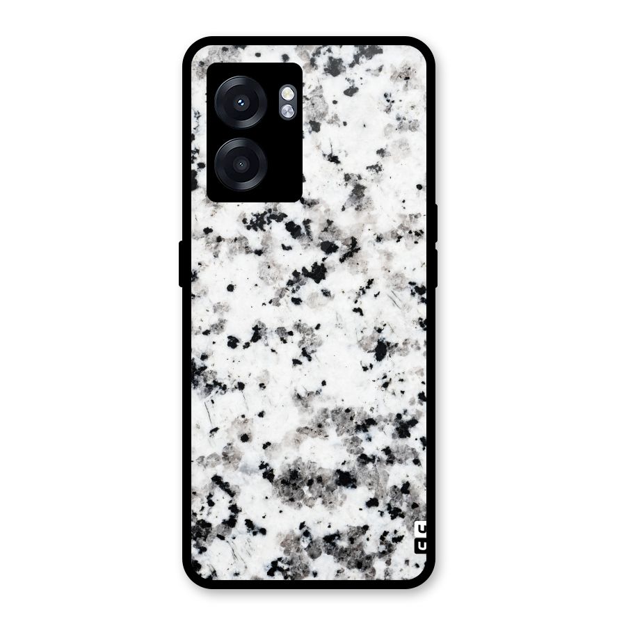 Charcoal Spots Marble Glass Back Case for Realme Narzo 50 5G