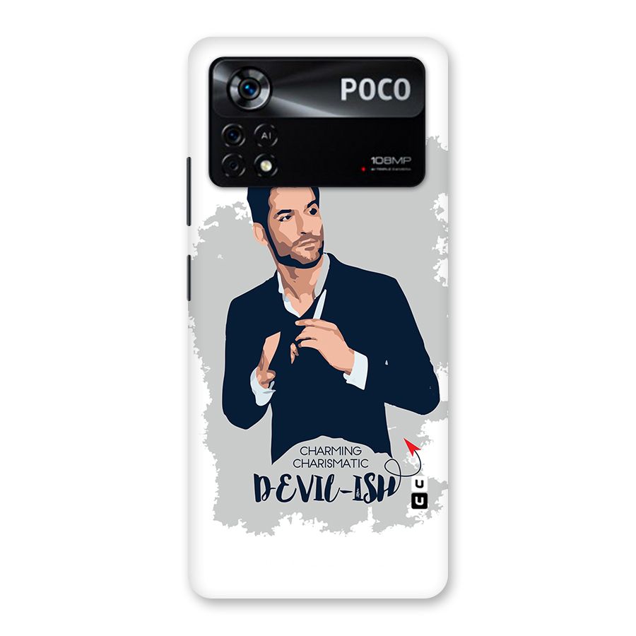 Charming Charismatic Lucifer Back Case for Poco X4 Pro 5G
