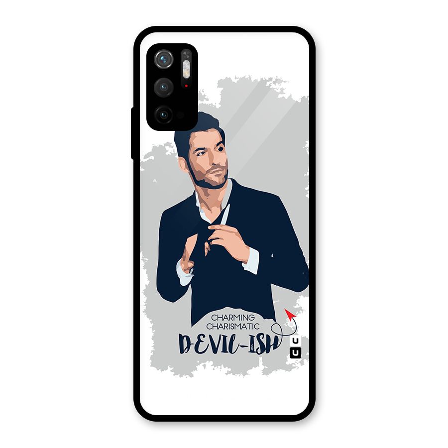 Charming Charismatic Lucifer Glass Back Case for Poco M3 Pro 5G