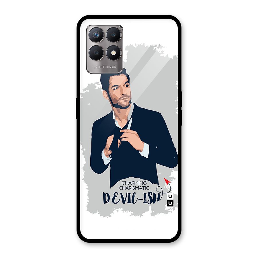 Charming Charismatic Lucifer Glass Back Case for Realme Narzo 50