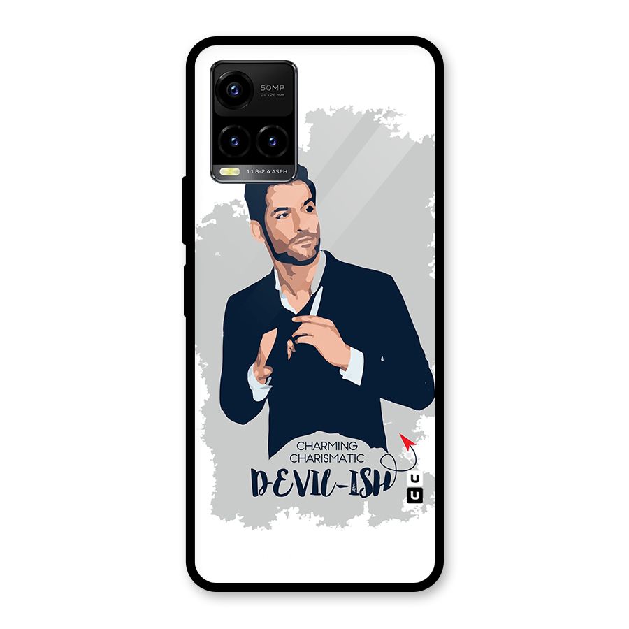 Charming Charismatic Lucifer Glass Back Case for Vivo Y21T