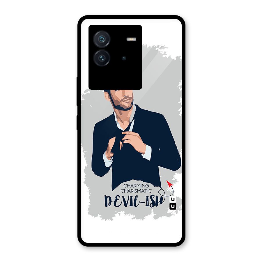 Charming Charismatic Lucifer Glass Back Case for Vivo iQOO Neo 6 5G
