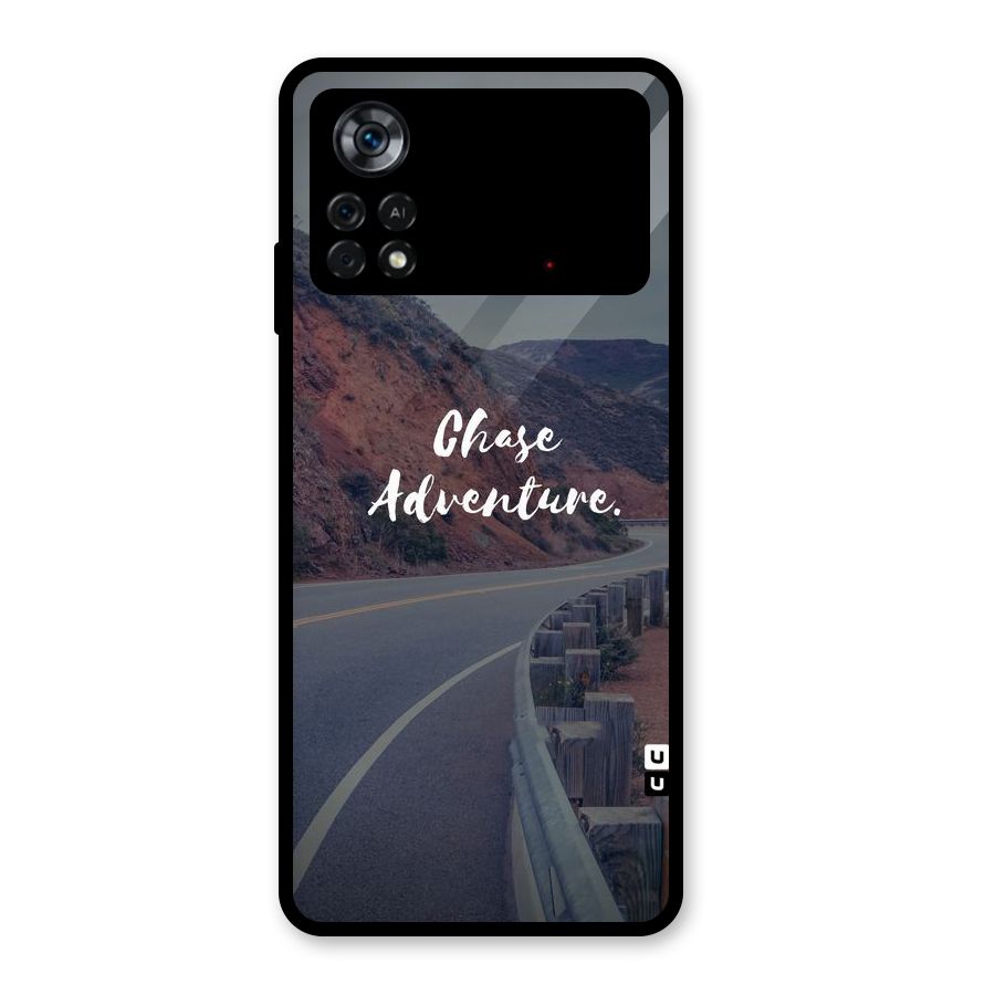 Chase Adventure Glass Back Case for Poco X4 Pro 5G